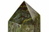 Polished Dragon's Blood Jasper Obelisk - South Africa #123566-2
